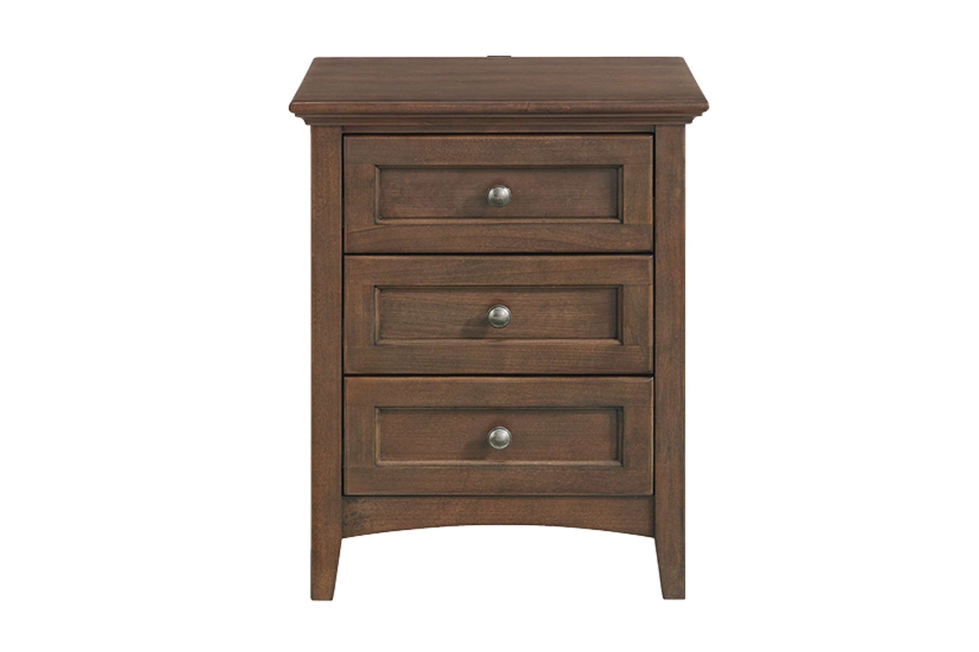 McKenzie 3-Drawer Nightstand - Whittier Wood