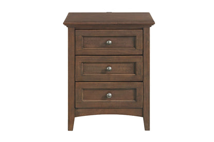 McKenzie 3-Drawer Nightstand - Whittier Wood