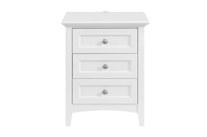McKenzie 3-Drawer Nightstand - Whittier Wood