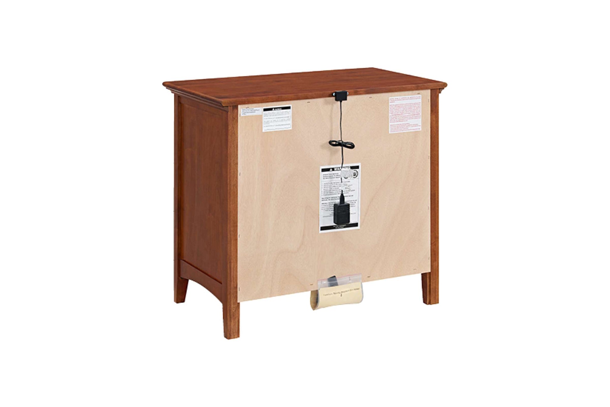 McKenzie 4-Drawer Nightstand - Whittier Wood