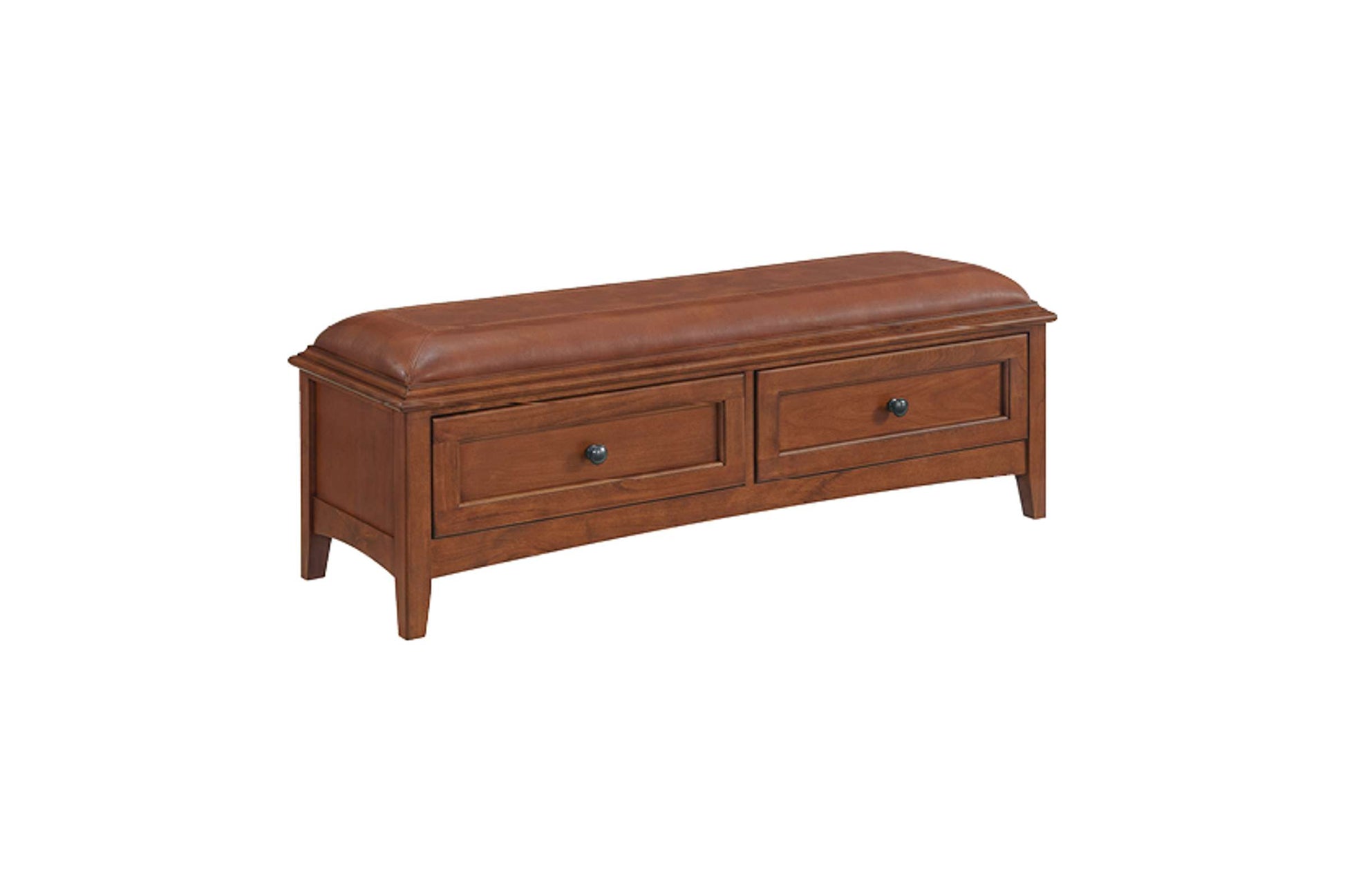 McKenzie 2-Drawer Bench - Whittier Wood