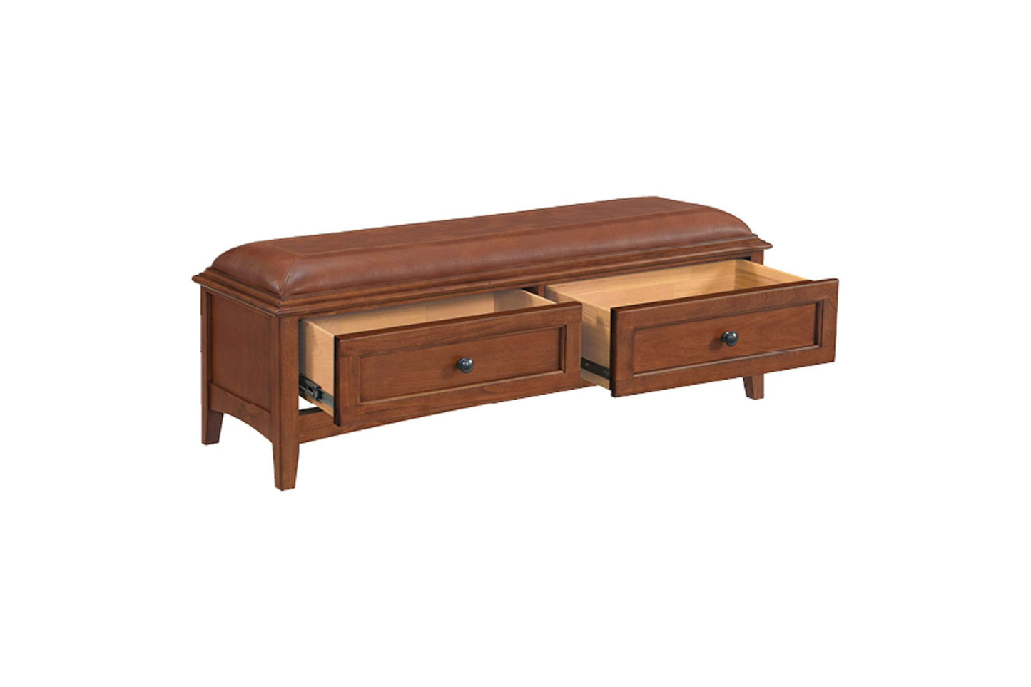 McKenzie 2-Drawer Bench - Whittier Wood