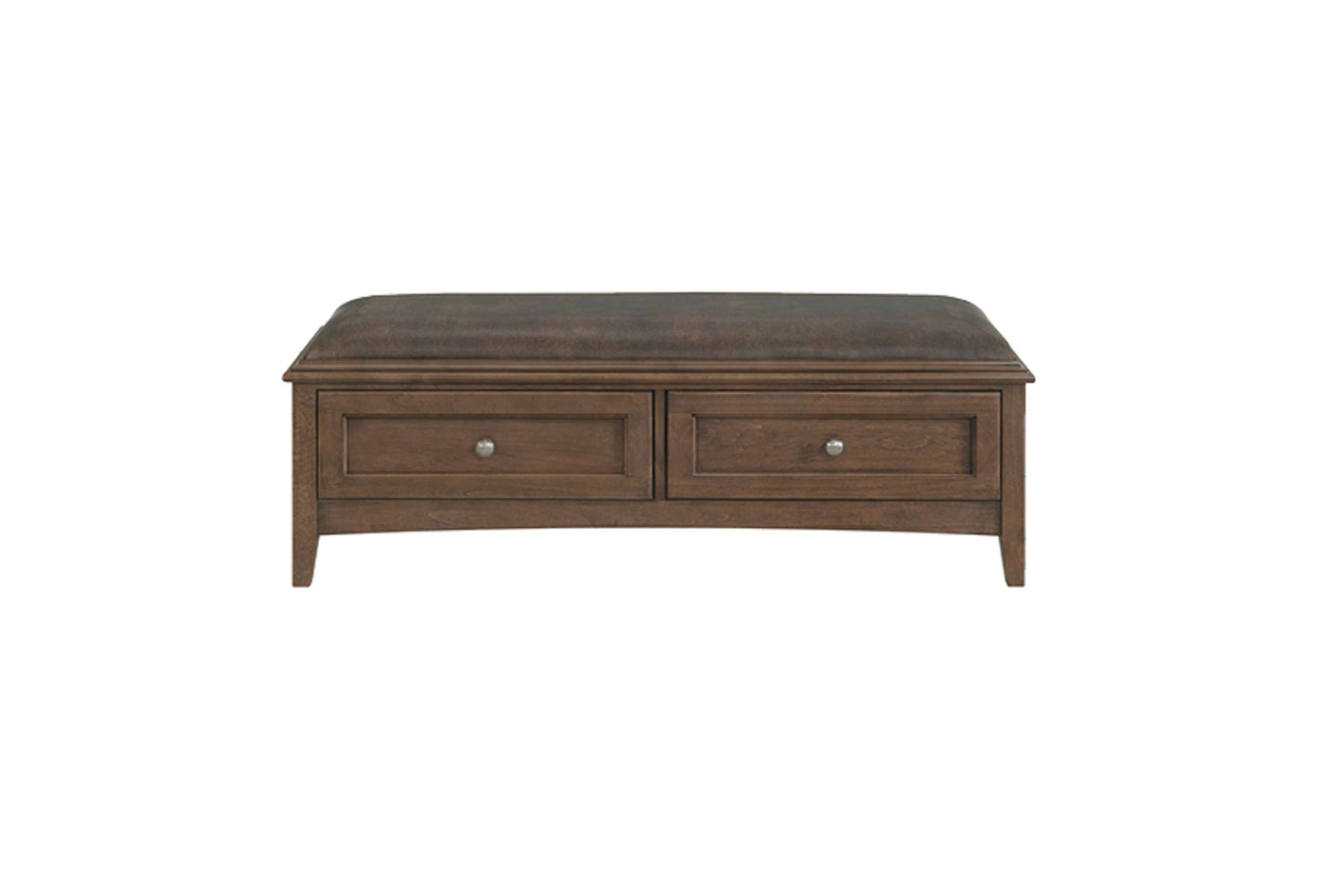 McKenzie 2-Drawer Bench - Whittier Wood