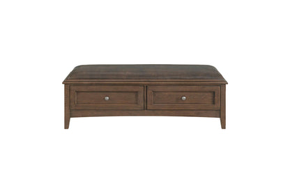 McKenzie 2-Drawer Bench - Whittier Wood