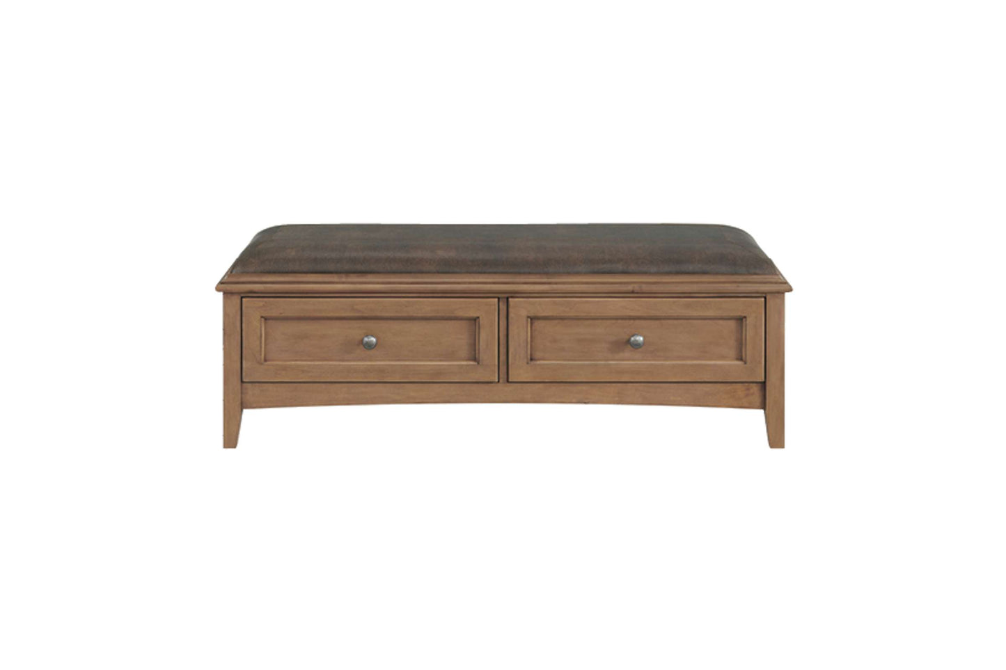 McKenzie 2-Drawer Bench - Whittier Wood