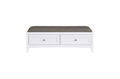 McKenzie 2-Drawer Bench - Whittier Wood
