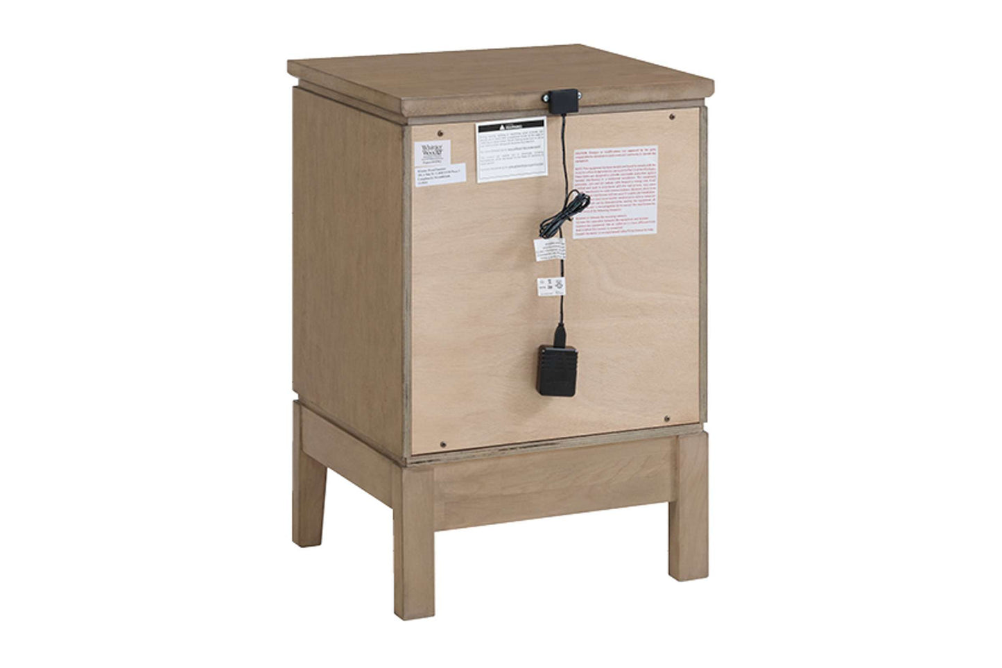 Bailey Small 2-Drawer Nightstand - Whittier Wood
