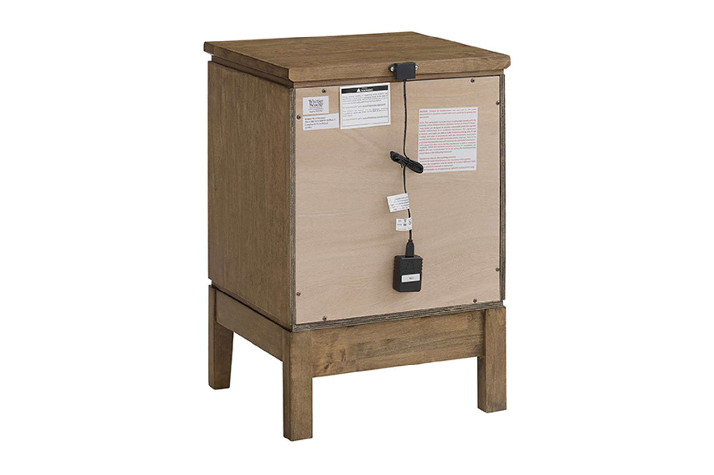 Bailey Small 2-Drawer Nightstand - Whittier Wood