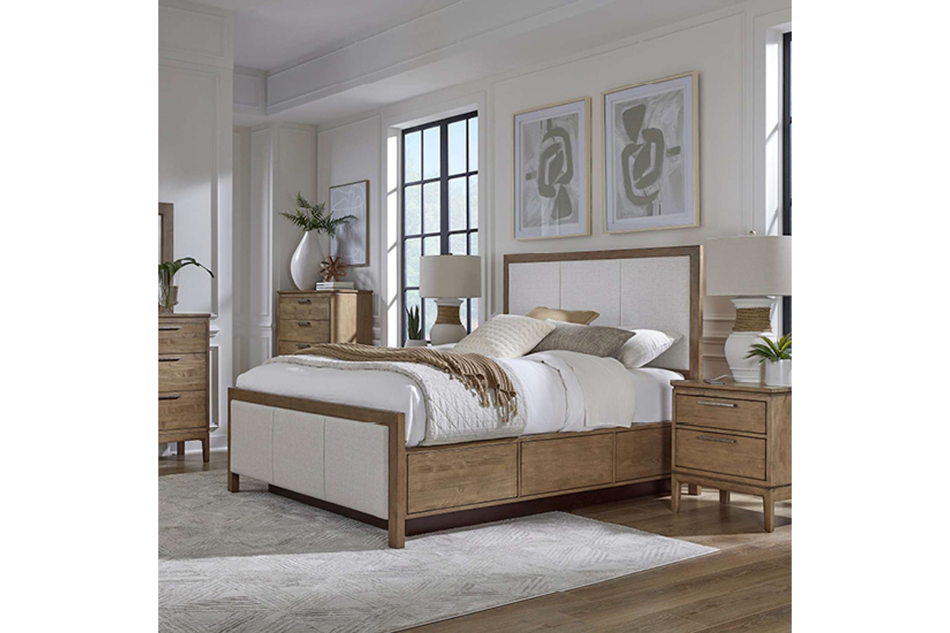 Bailey 2-Drawer Nightstand - Whittier Wood