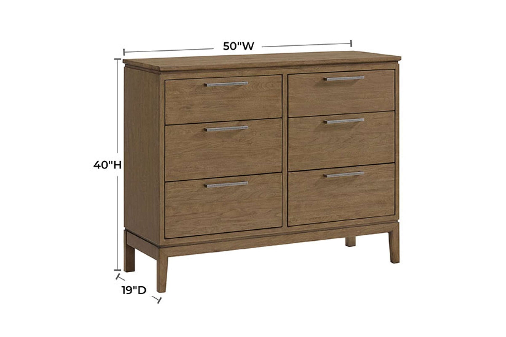 Bailey 50" Low Dresser - Whittier Wood