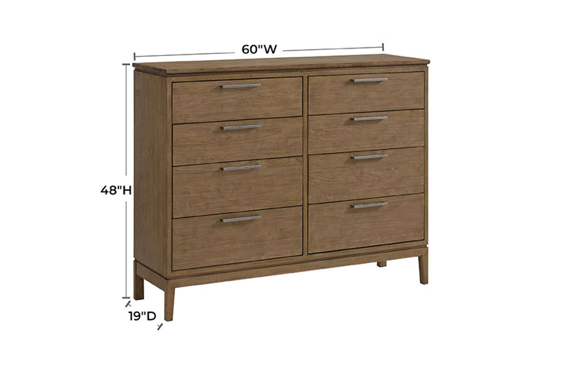 Bailey 60" Dresser - Whittier Wood