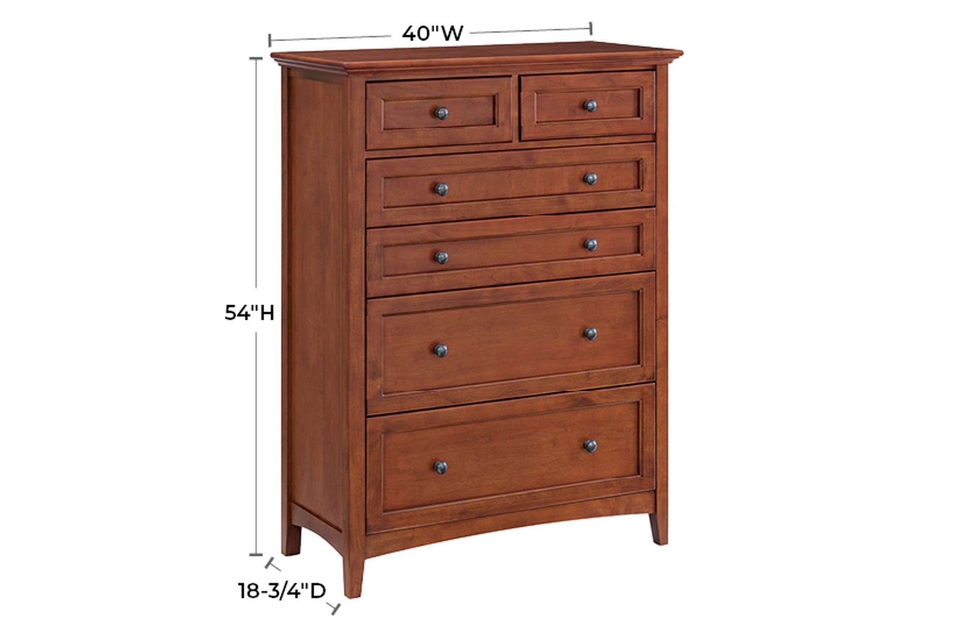 McKenzie 6-Drawer Chest - Whittier Wood