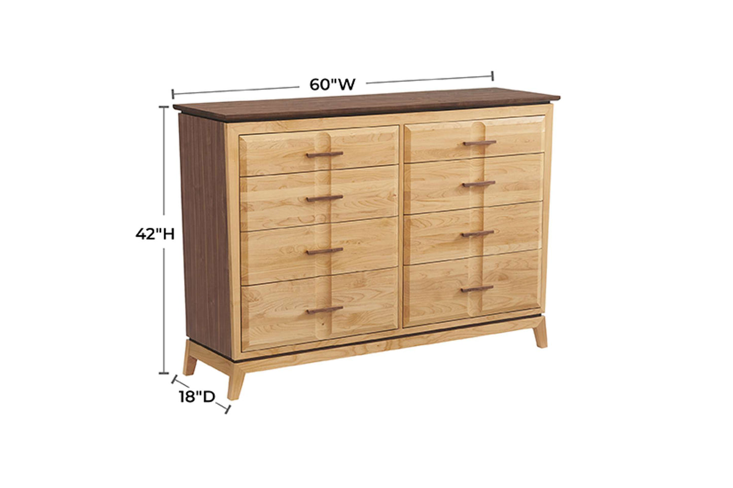 Addison 60" Dresser - Whittier Wood