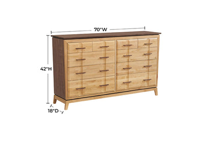 Addison 70" Dresser - Whittier Wood