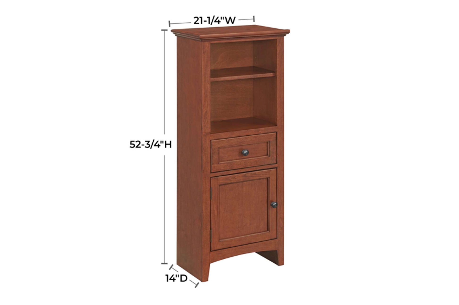 McKenzie Bookcase Piers two-pack - Whittier Wood