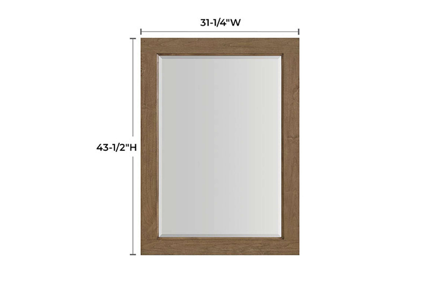 Bailey Rectangular Mirror - Whittier Wood