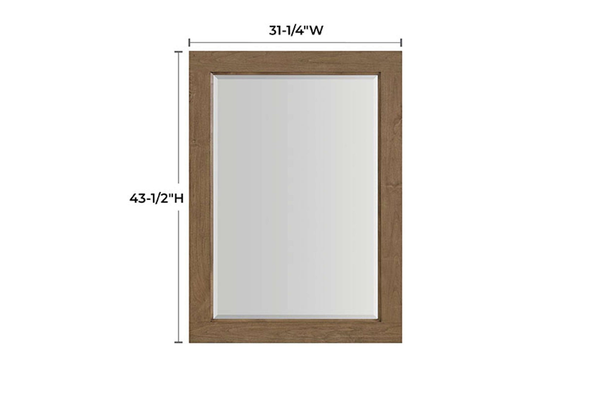 Bailey Rectangular Mirror - Whittier Wood