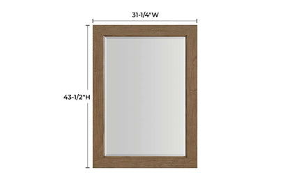 Bailey Rectangular Mirror - Whittier Wood