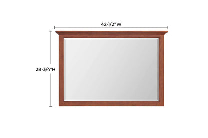 McKenzie Beveled Mirror - Whittier Wood