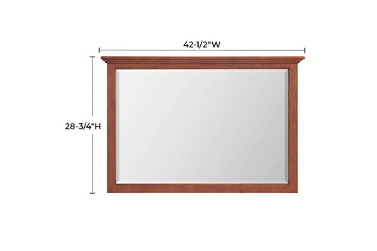 McKenzie Beveled Mirror - Whittier Wood