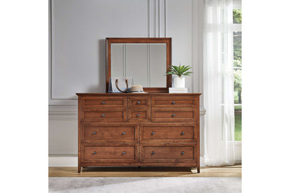 McKenzie Retangular Mirror - Whittier Wood
