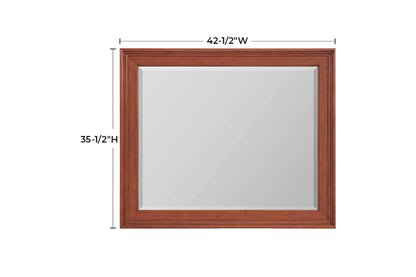McKenzie Retangular Mirror - Whittier Wood