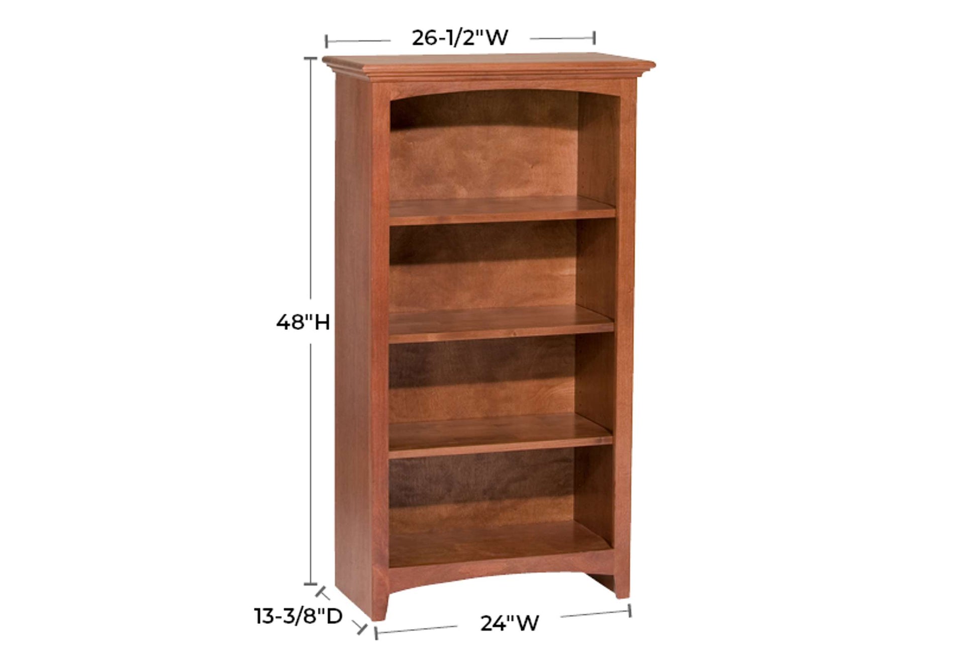 McKenzie 24" x 48" Bookcase - Whittier Wood