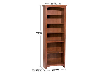McKenzie 24" x 72" Bookcase - Whittier Wood