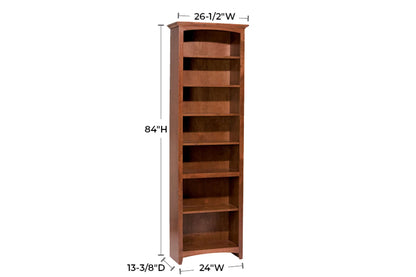 McKenzie 24" x 84" Bookcase - Whittier Wood