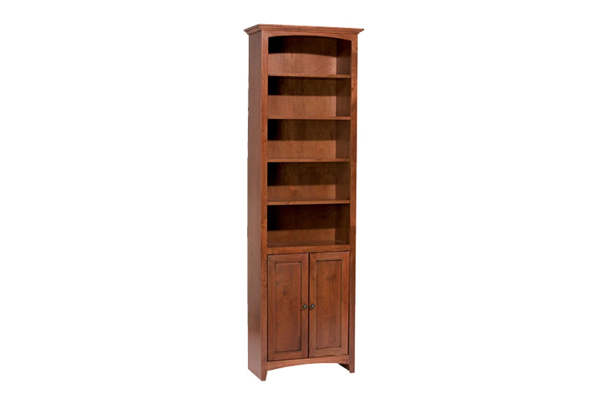 McKenzie 24" x 84" Bookcase w/Doors - Whittier Wood