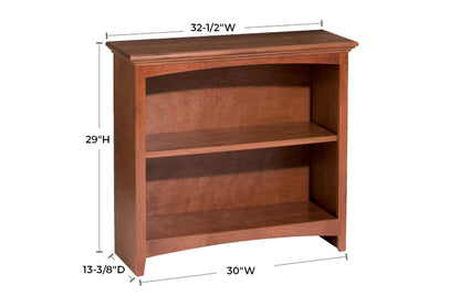 McKenzie 30" x 29" Bookcase - Whittier Wood