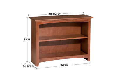 McKenzie 36" x 29" Bookcase - Whittier Wood