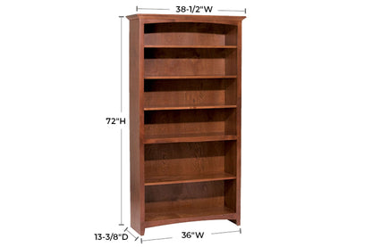 McKenzie 36" x 72" Bookcase - Whittier Wood