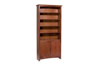 McKenzie 36" x 84" Bookcase w/Doors - Whittier Wood