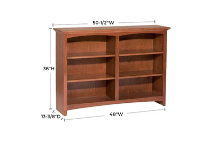 McKenzie 48" x36" Bookcase - Whittier Wood