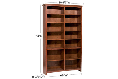 McKenzie 48" x 84" Bookcase - Whittier Wood