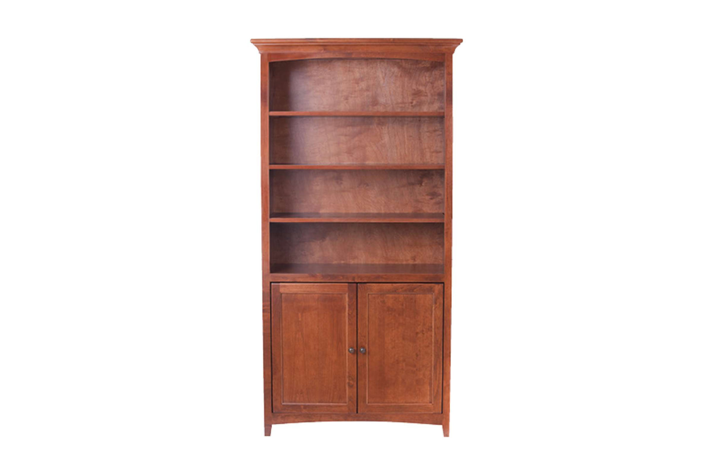 McKenzie Center Wall Unit with Doors - Whittier Wood