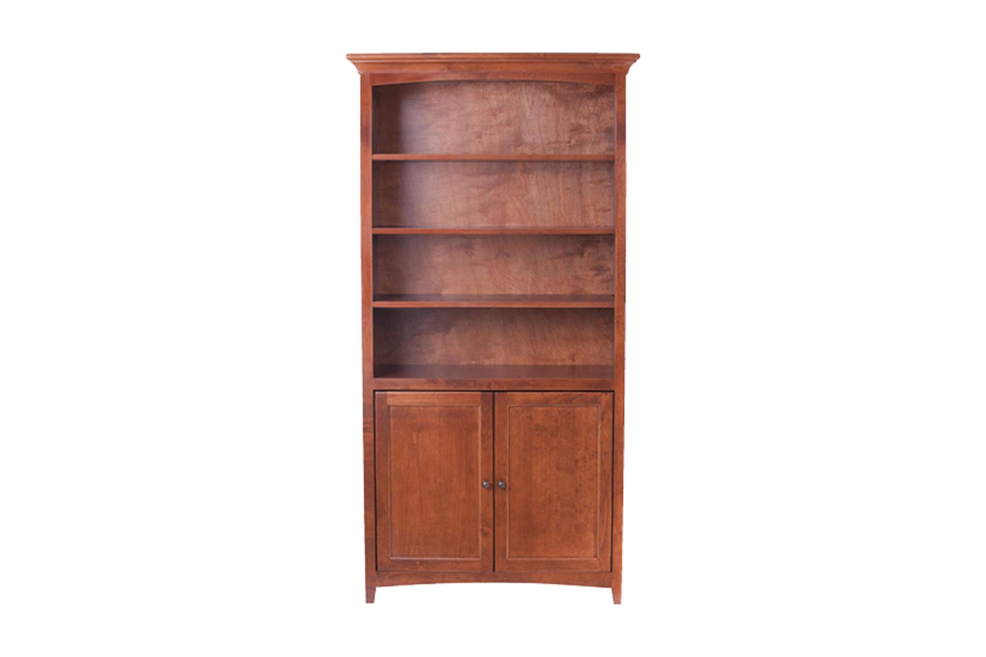 McKenzie Center Wall Unit with Doors - Whittier Wood