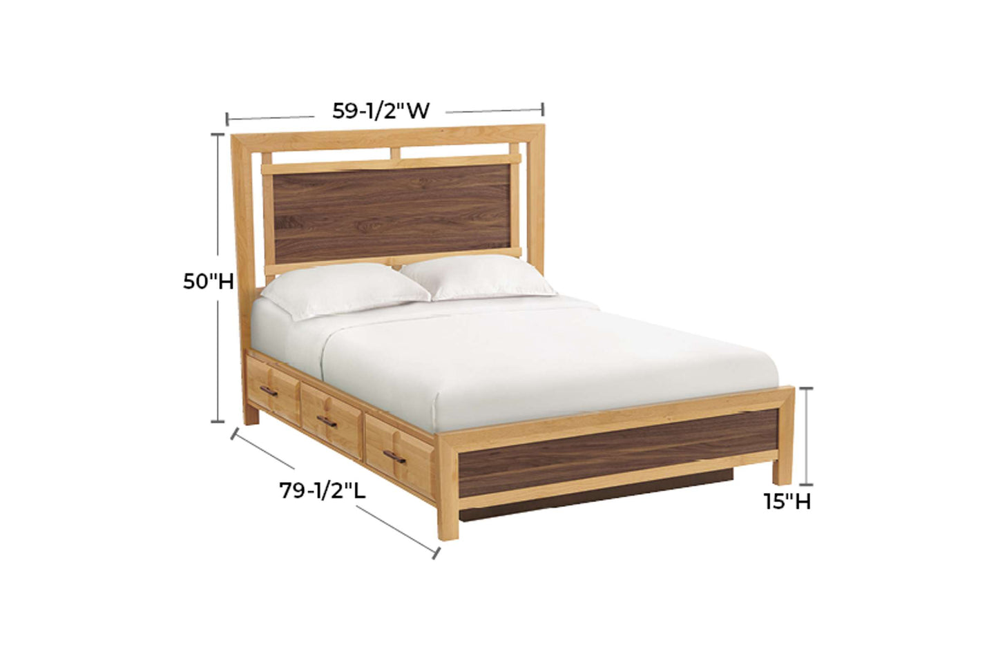 Addison Panel Storage Bed - Whittier Wood