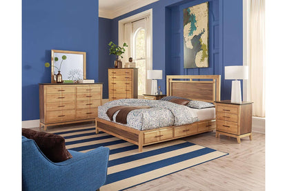 Addison Panel Storage Bed - Whittier Wood