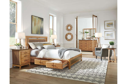 Addison Panel Storage Bed - Whittier Wood