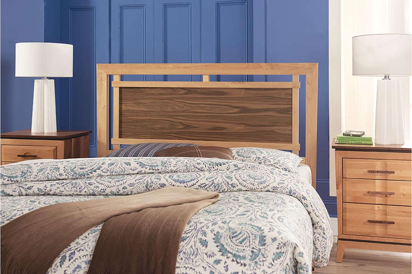 Addison Panel Bed - Whittier Wood