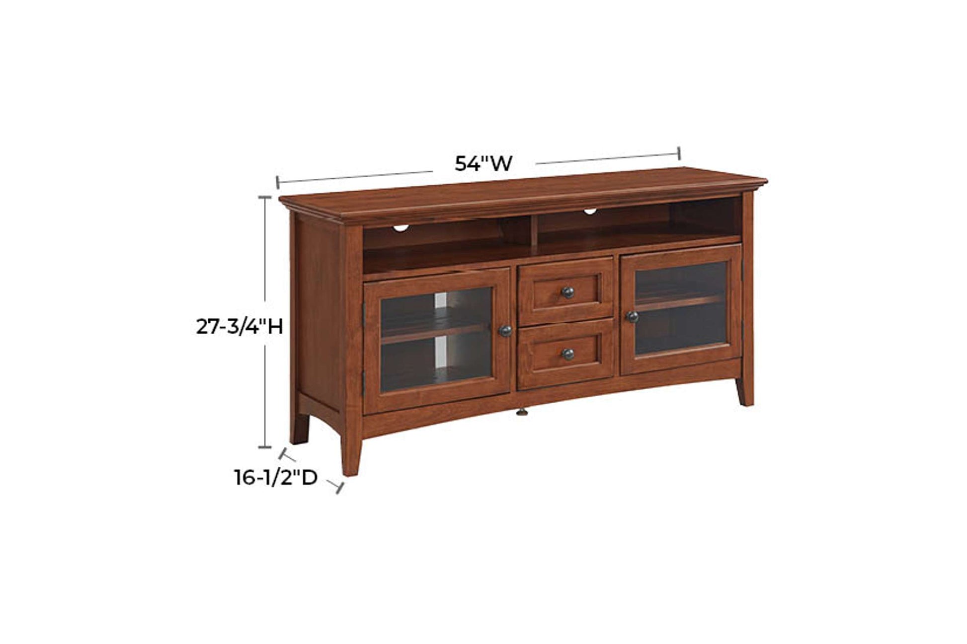McKenzie 54" Sound Bar Media Console - Whittier Wood