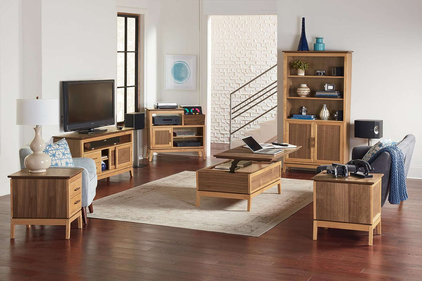 Addison 54" Sound Bar Media Console - Whittier Wood