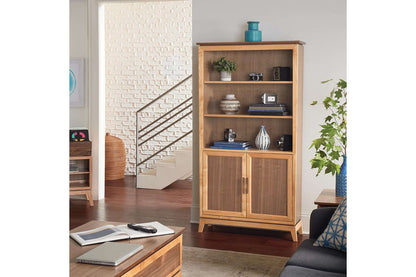 Addison 72" Bookcase with Doors - Whittier Wood