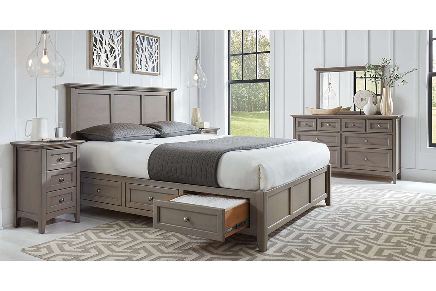 McKenzie Small 3-Drawer Nightstand - Whittier Wood