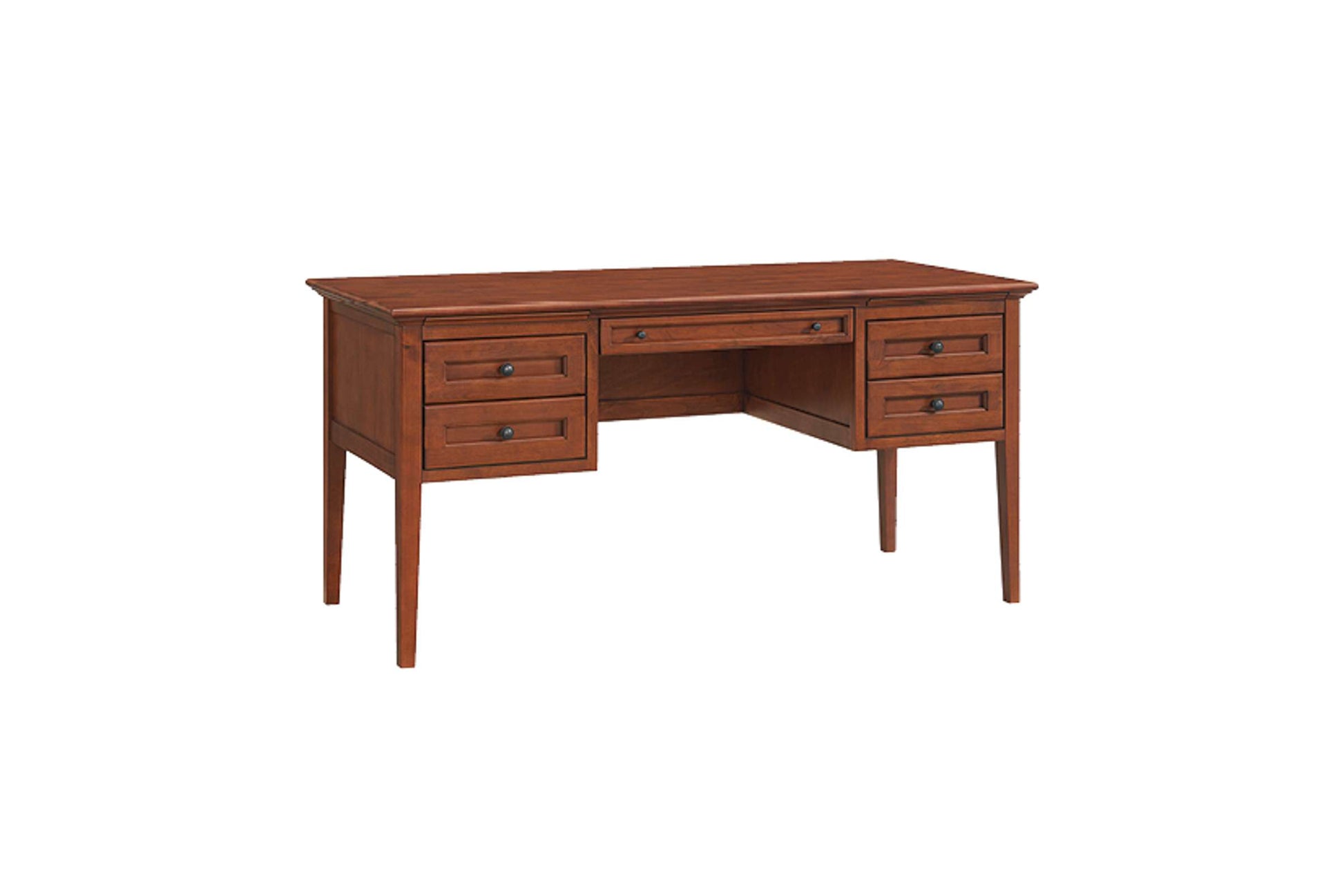 McKenzie 4-Drawer Desk - Whittier Wood