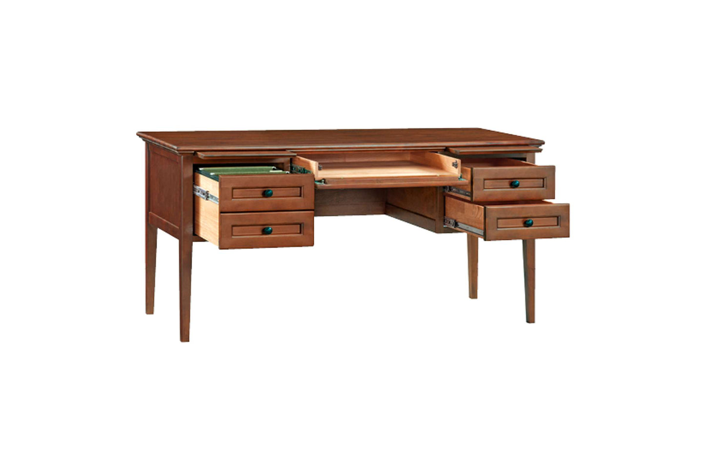 McKenzie 4-Drawer Desk - Whittier Wood