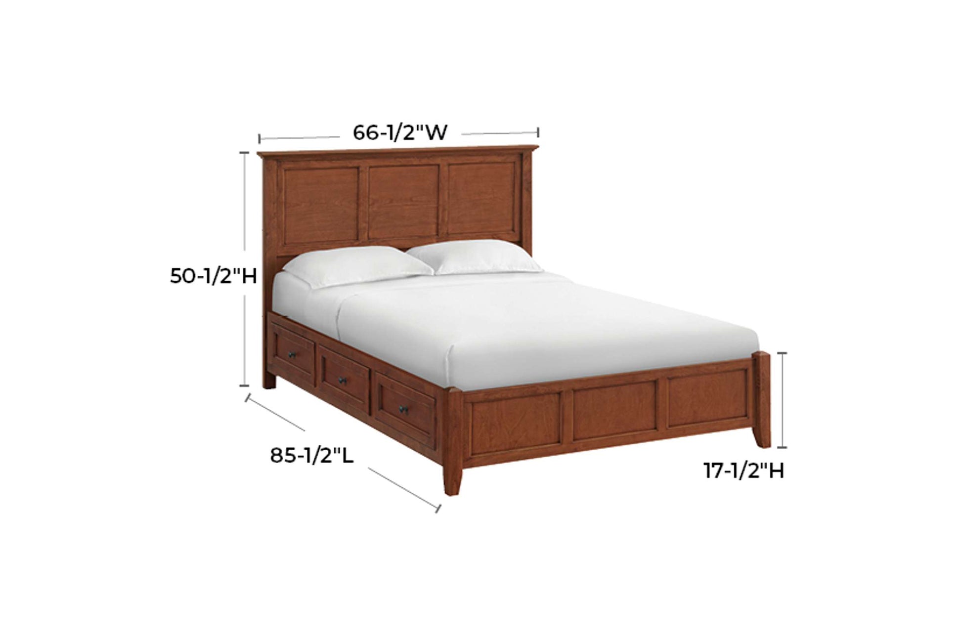 McKenzie Classic Storage Bed - Whittier Wood