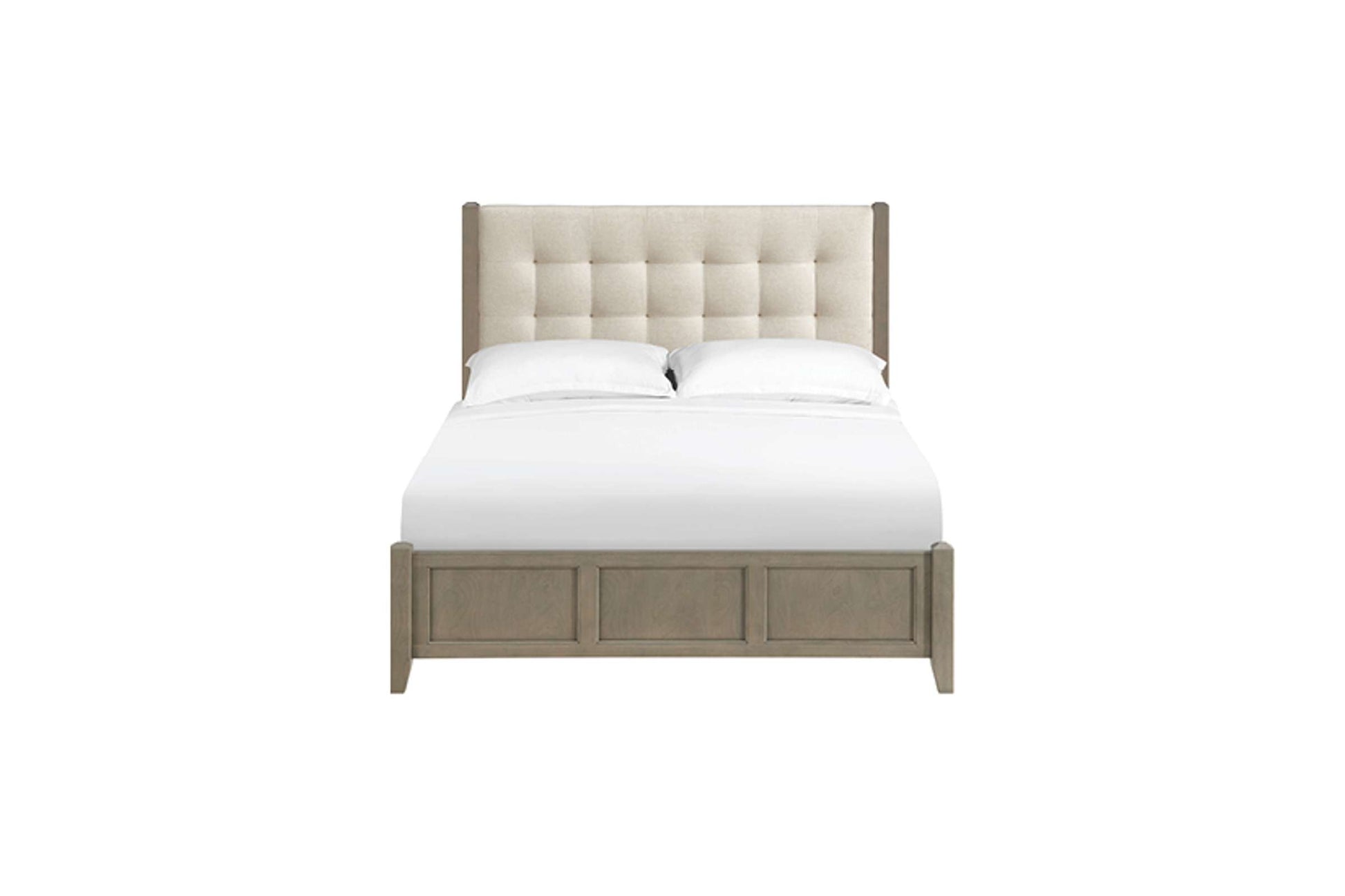 McKenzie Upholstered Panel Bed - Whittier Wood